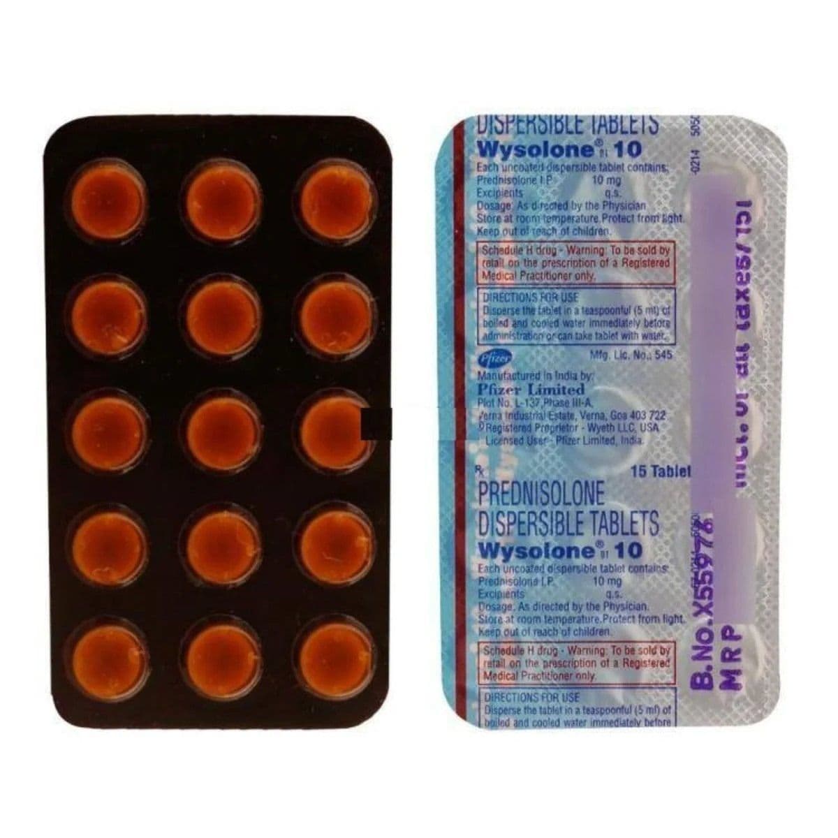Wysolone 10 Mg (Prednidolone)
