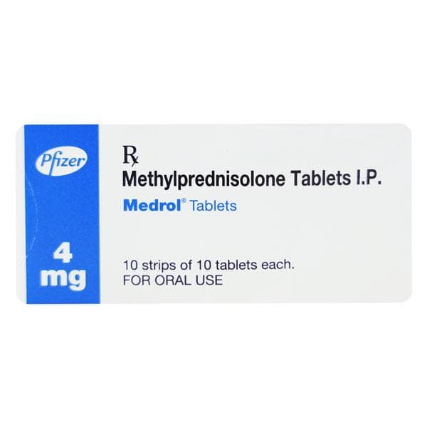 Medrol 4 Mg (Methylprednisolone)