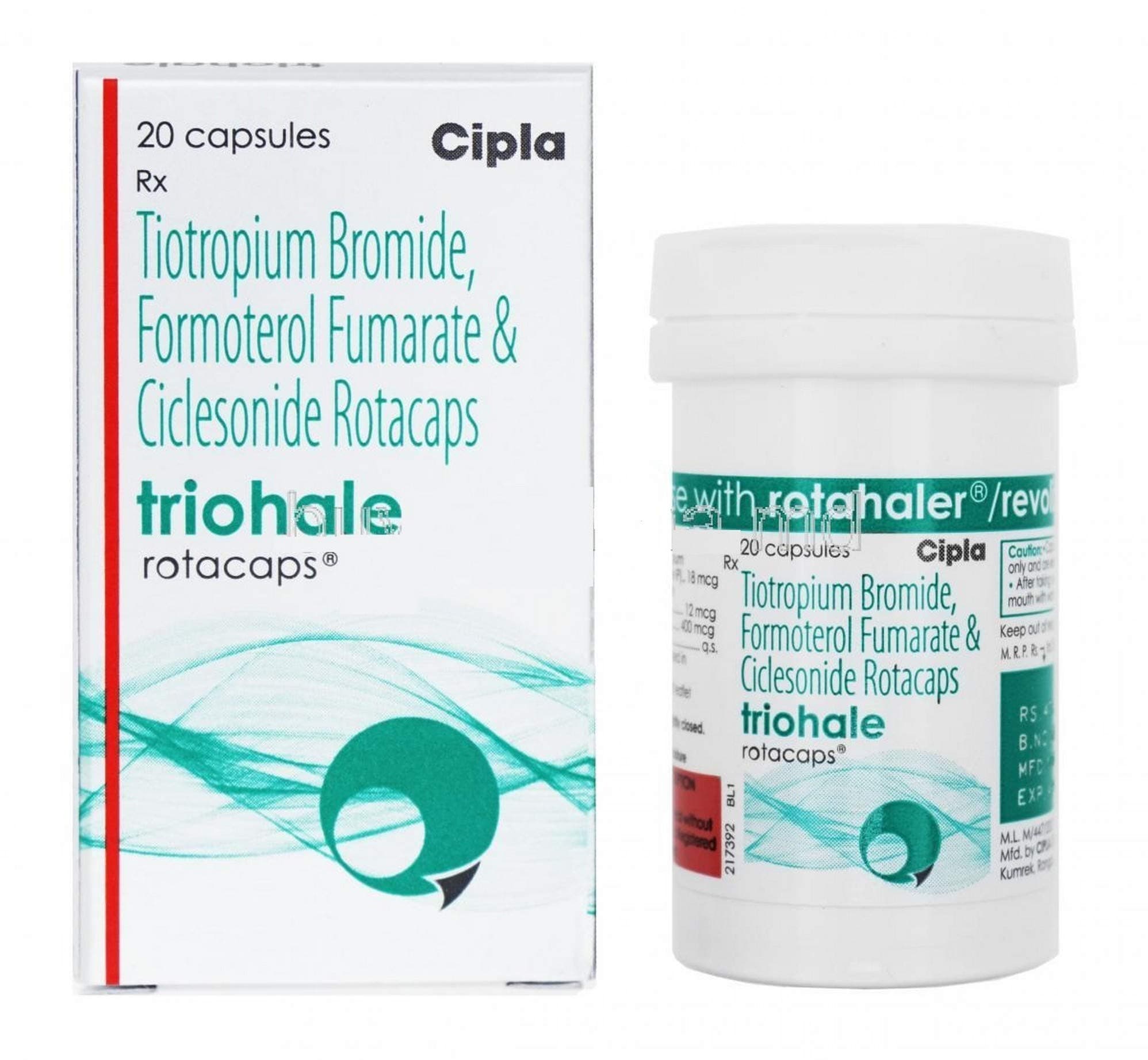 Triohale Rotacaps (Tiotropium/Formoterol/Ciclesonide)