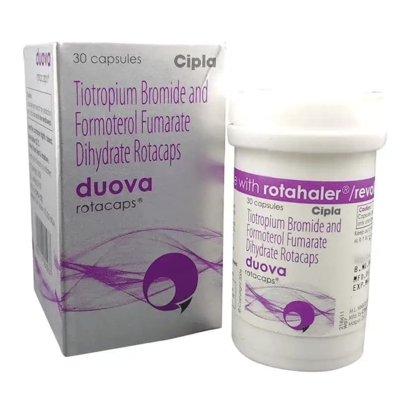 Duova Rotacaps (Tiotropium Bromide/Formoterol)