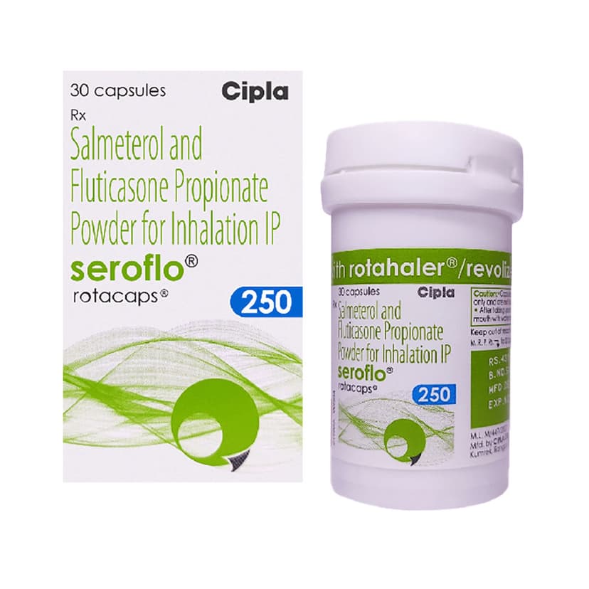 Seroflo Rotacaps 250 Mcg (Salmeterol/Fluticasone)