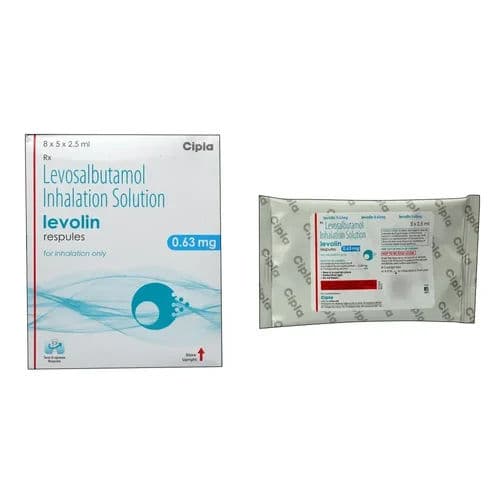 Levolin Respules 0.63 Mg (Levosalbutamol)