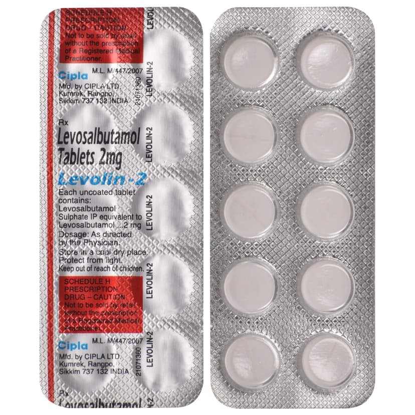 Levolin 2 Mg (Levosalbutamol)