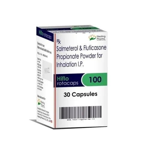 Hiflo Rotacaps 100 Mcg (Salmeterol/Fluticasone)