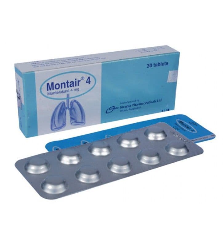 Montair Chewable 4 Mg (Montelukast)