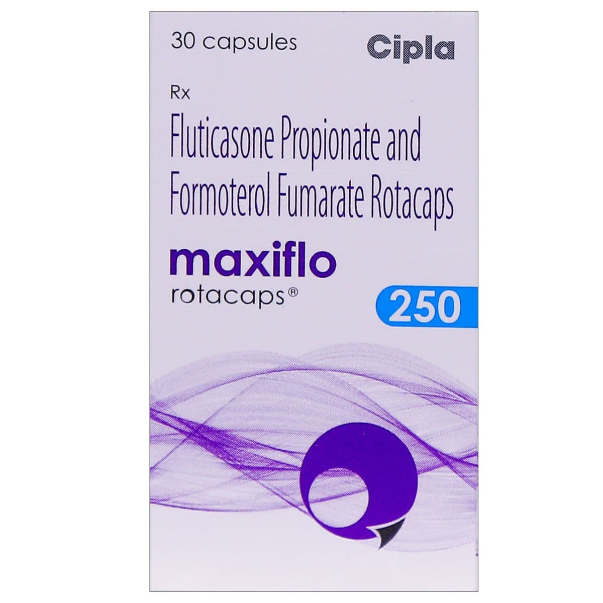 Maxiflo Rotacaps 250 Mcg (Fluticasone/Formoterol)