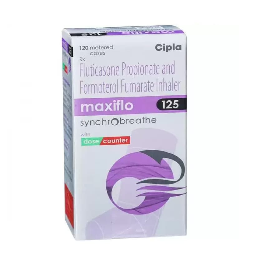 Maxiflo Inhaler 125 Mcg (Fluticasone/Formoterol)