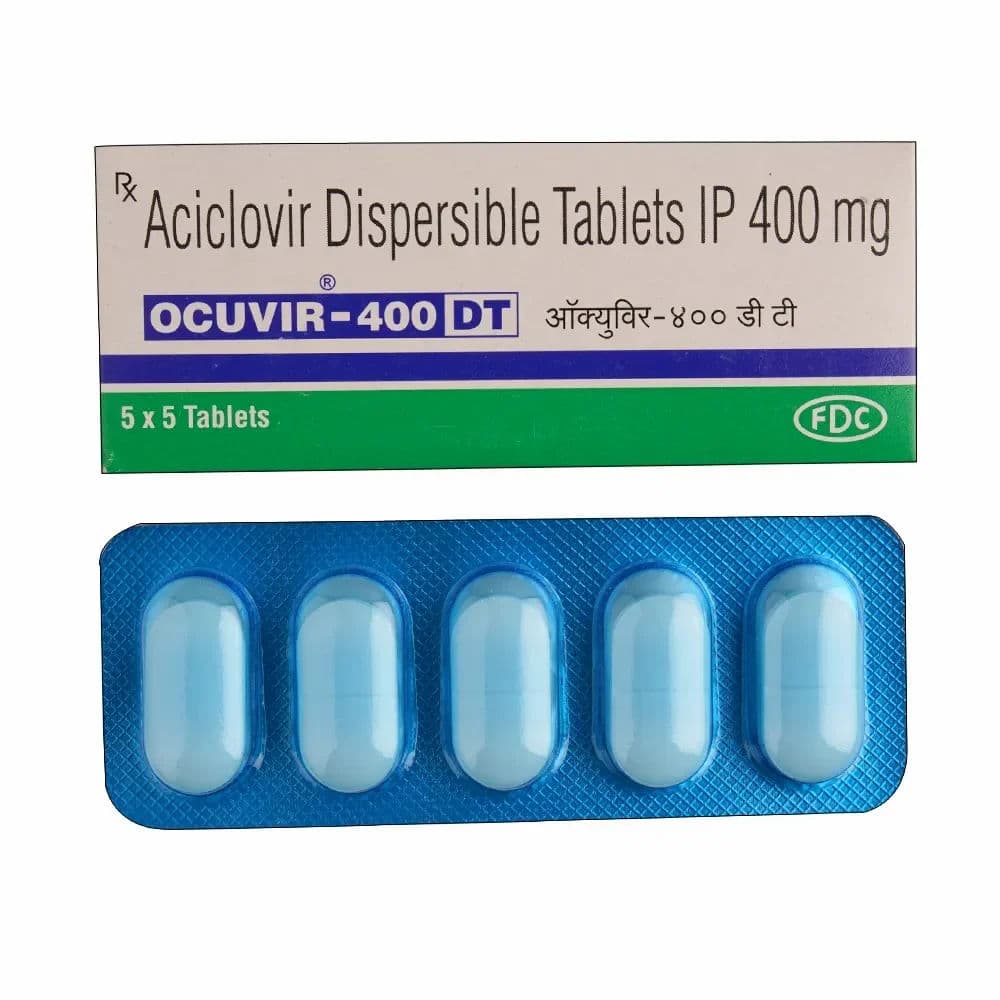 Ocuvir DT 400 Mg (Acyclovir)