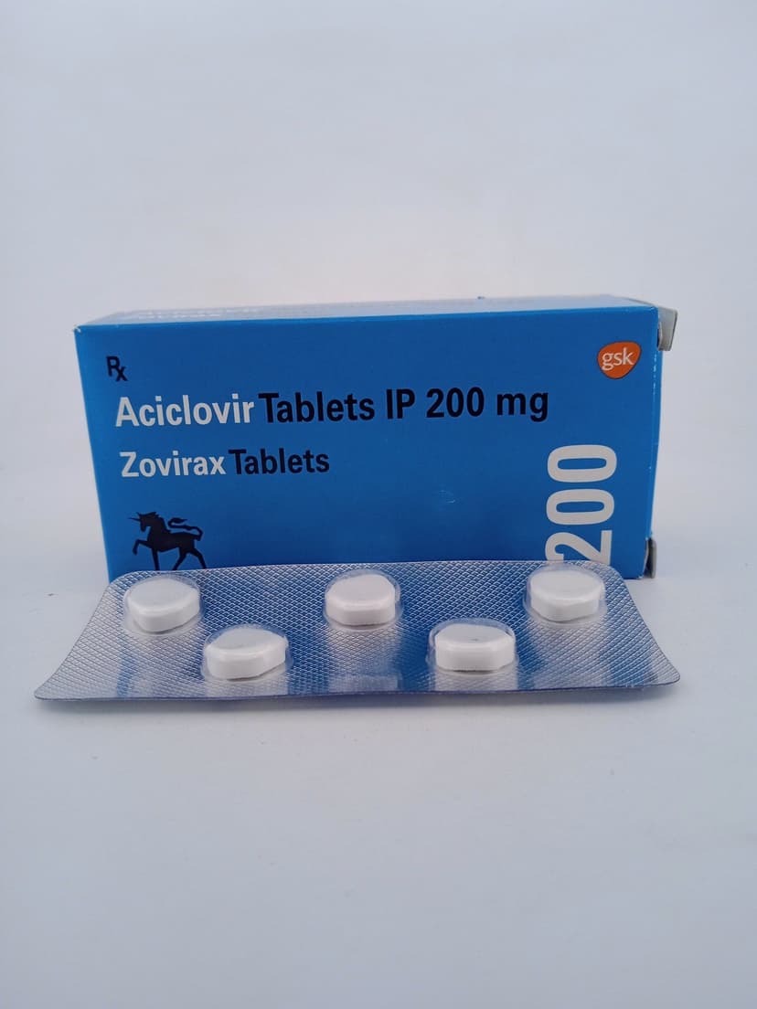 Zovirax 200 Mg (Acyclovir)