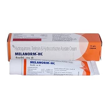 Melanorm-HC Cream (Hydroquinone/Tretinoin/Hydrocortisone)