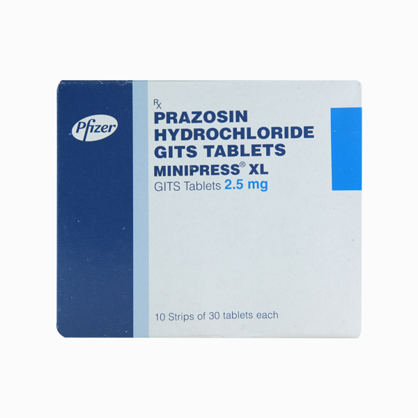 Minipress XL 2.5 Mg (Prazosin)