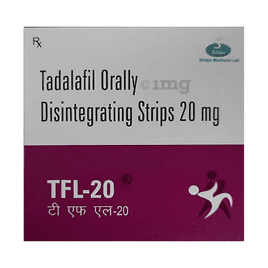 Tadalafil 20mg Orally Disintegrating Strips