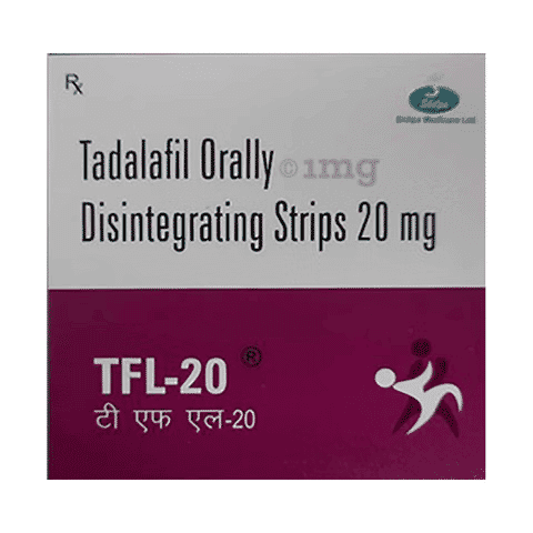 Tadalafil 20mg Orally Disintegrating Strips