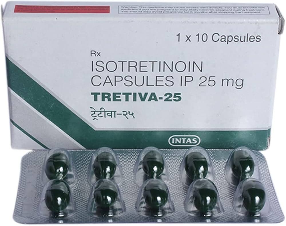 Tretiva 25 Mg Soft Capsule (Isotretinoin)