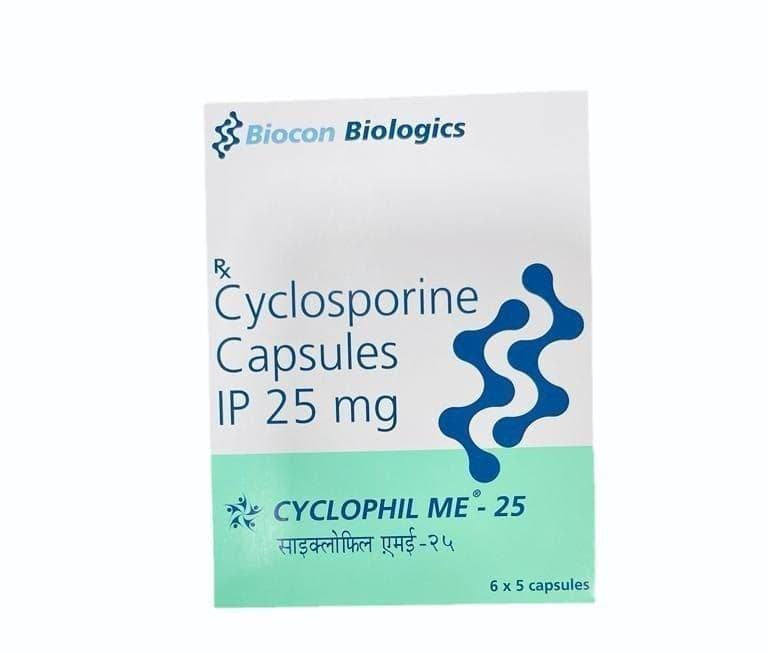 Cyclophil Me 25mg (Cyclosporine)
