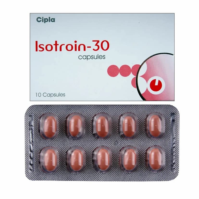 Isotroin 30 Mg Soft Capsules (Isotretinoin)