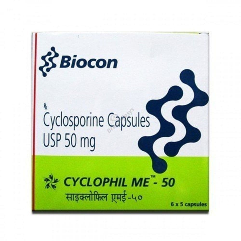 Cyclophil Me 50 Mg (Cyclosporine)