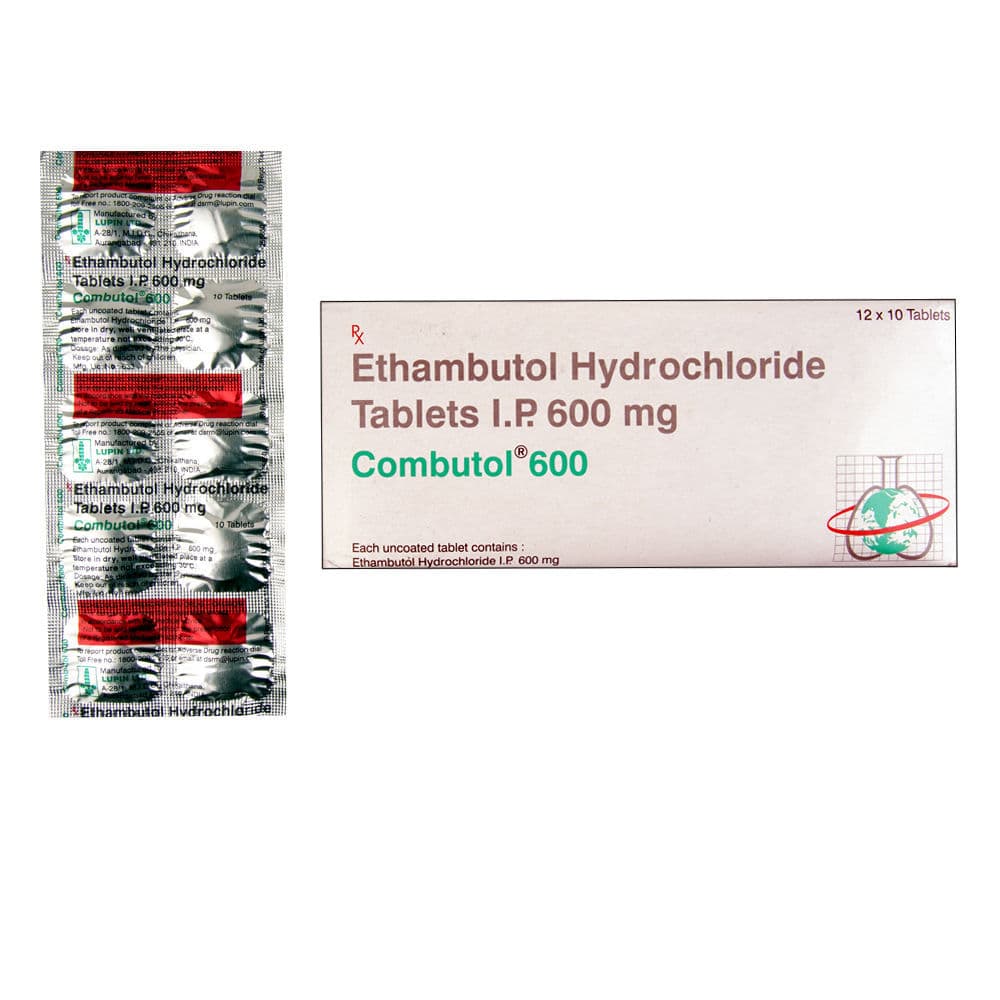 Combutol 600 Mg (Ethambutol)