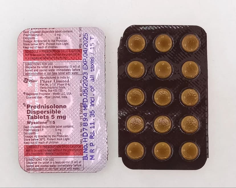 Wysolone 5 Mg (Prednisolone)